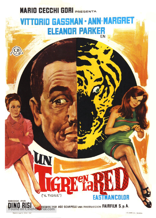 Il tigre - Spanish Movie Poster