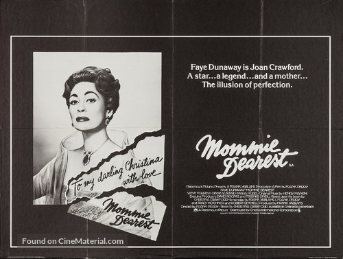 Mommie Dearest - British Movie Poster