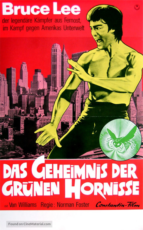 The Green Hornet - German Theatrical movie poster