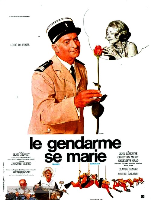 Le gendarme se marie - French Movie Poster
