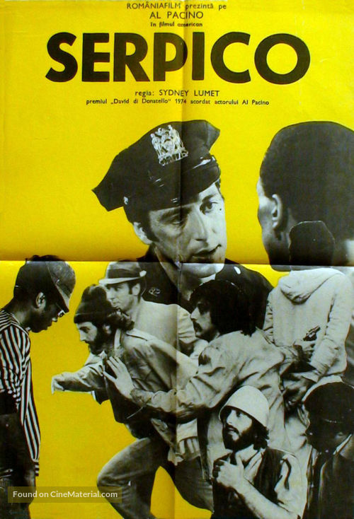 Serpico - Romanian Movie Poster