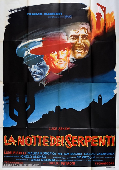 La notte dei serpenti - Italian Movie Poster