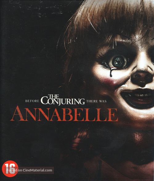 Annabelle - Dutch Blu-Ray movie cover