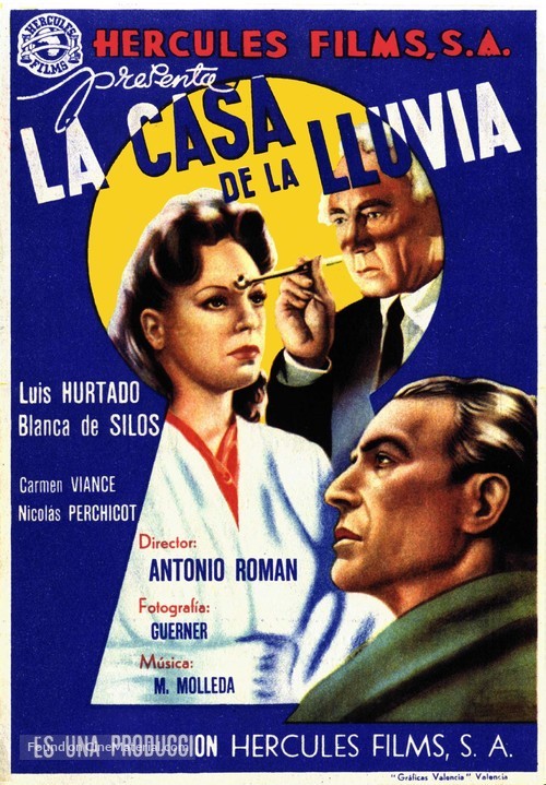 La casa de la lluvia - Spanish Movie Poster