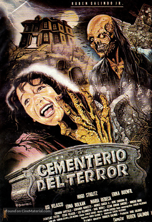 Cementerio del terror - Mexican Movie Poster