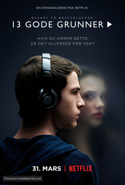 &quot;Thirteen Reasons Why&quot; - Danish Movie Poster