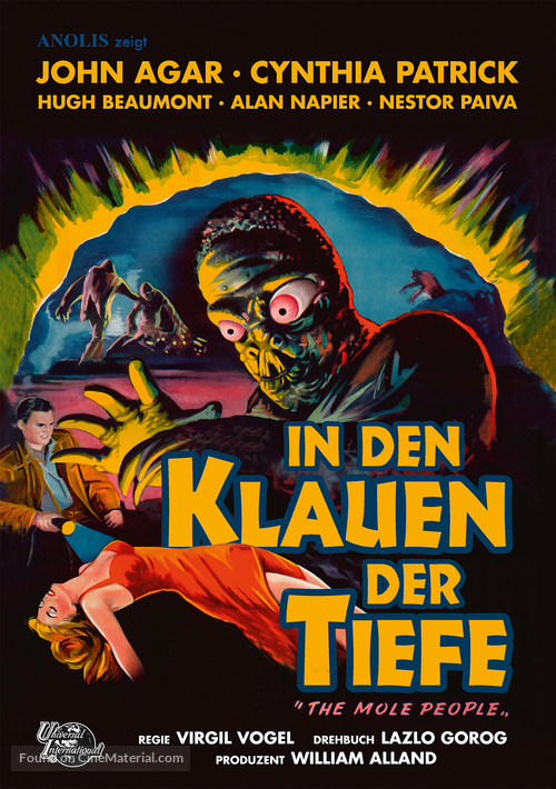 The Mole People - German Blu-Ray movie cover