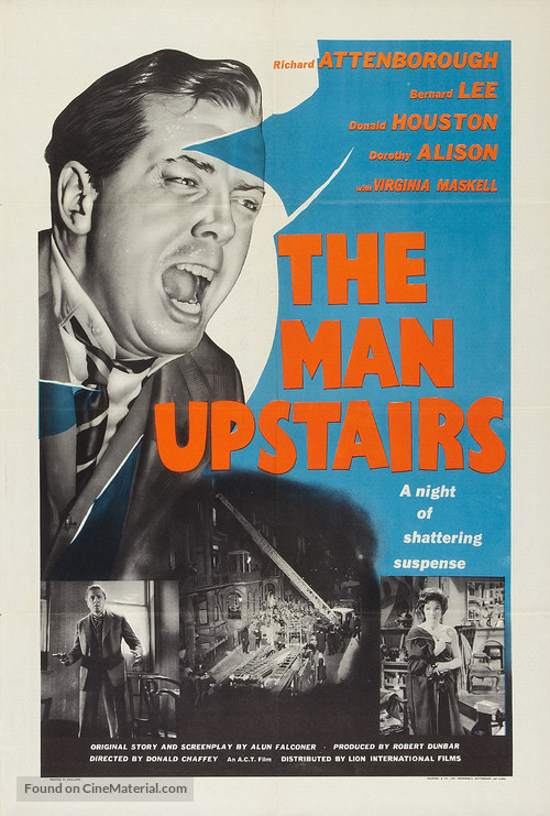 The Man Upstairs - British Movie Poster