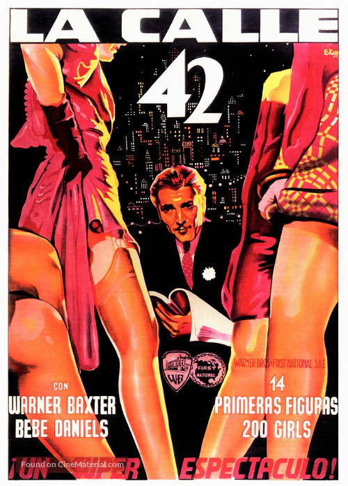 42nd Street - Spanish Movie Poster