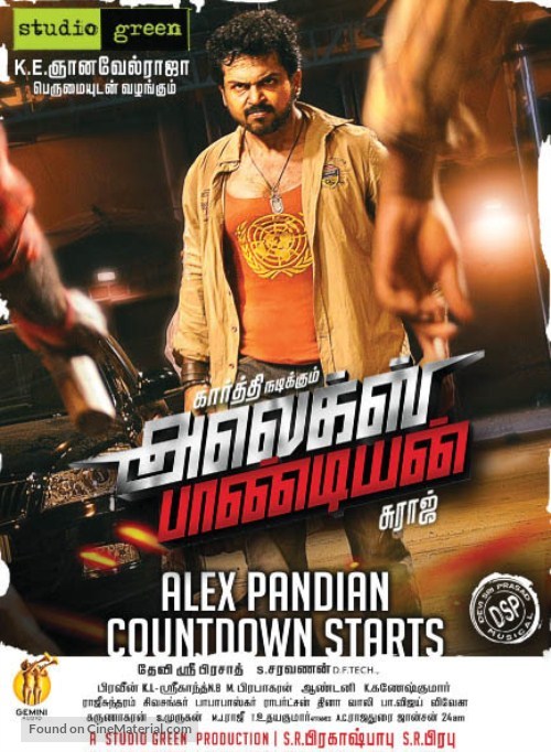 Alex Pandian - Indian Movie Poster