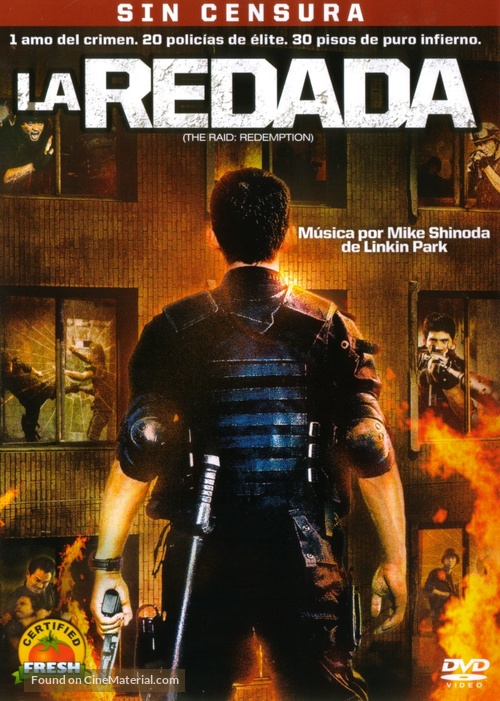 Serbuan maut - Argentinian DVD movie cover