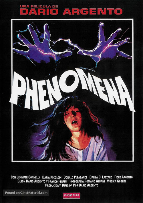 Phenomena - Spanish DVD movie cover