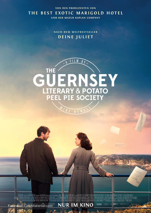 The Guernsey Literary and Potato Peel Pie Society - Swiss Movie Poster