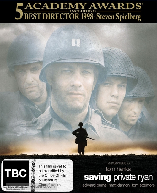 Saving Private Ryan - New Zealand Blu-Ray movie cover