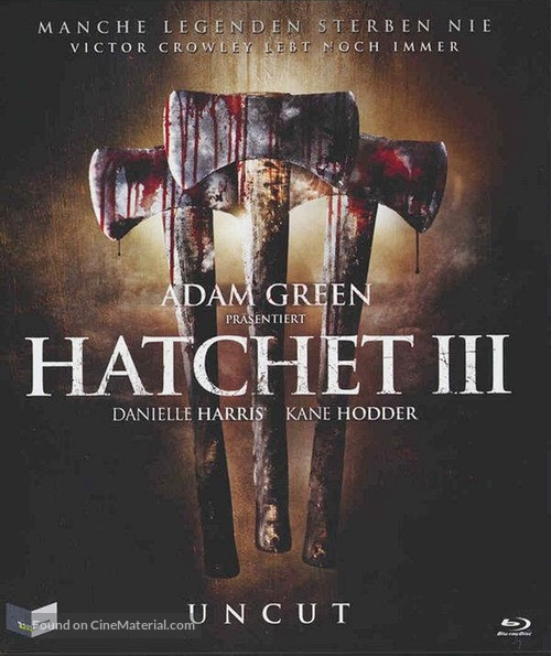 Hatchet III - Austrian Blu-Ray movie cover