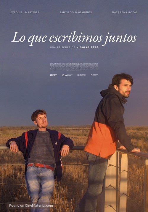 Lo que escribimos juntos - Argentinian Movie Poster