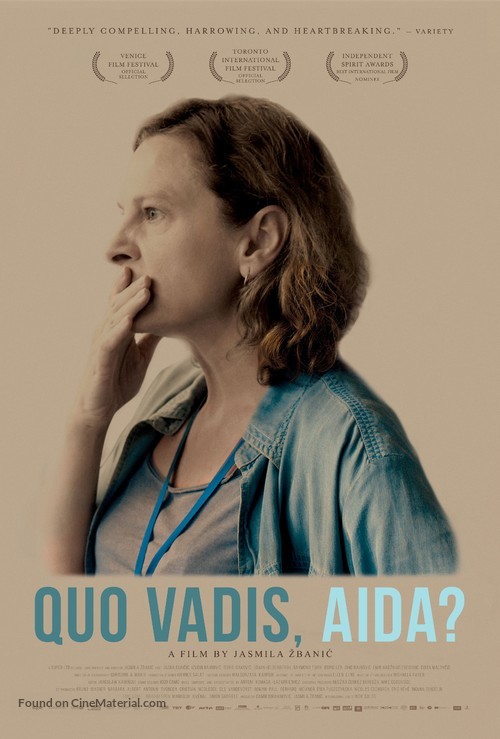 Quo vadis, Aida? - Dutch Movie Poster