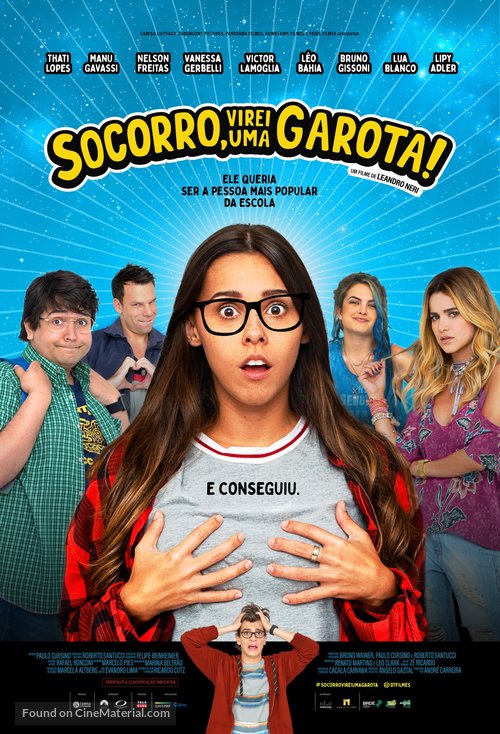 Socorro, Virei uma Garota! - Brazilian Movie Poster