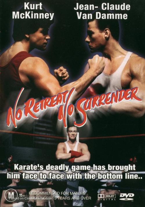 No Retreat, No Surrender - Australian DVD movie cover