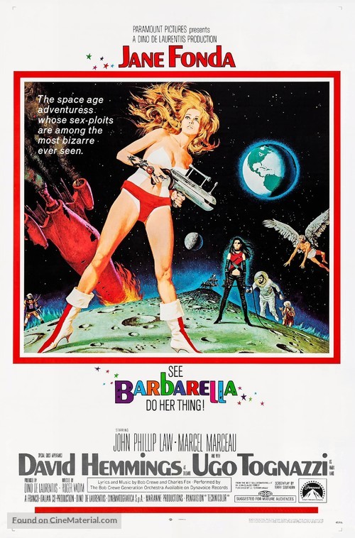 Barbarella - Theatrical movie poster