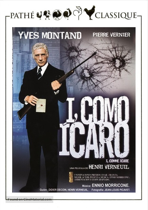 I... comme Icare - Spanish Movie Cover
