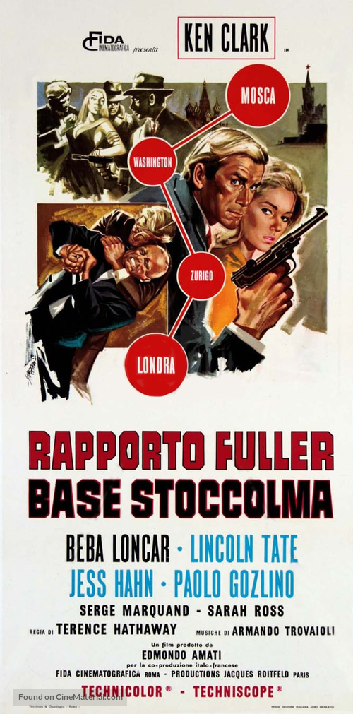 Rapporto Fuller, base Stoccolma - Italian Movie Poster