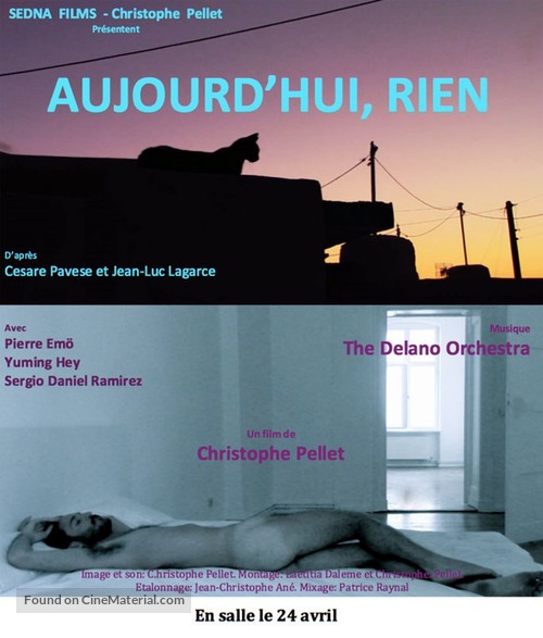 Aujourd&#039;hui rien - French Movie Poster