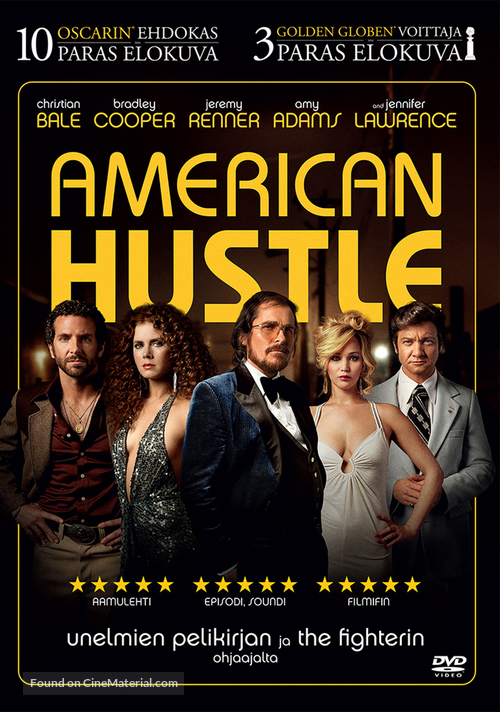 American Hustle - Finnish DVD movie cover