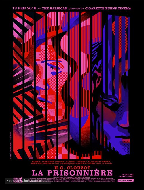Prisonni&eacute;re, La - French Re-release movie poster