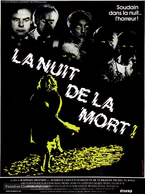 La nuit de la mort - French Movie Poster
