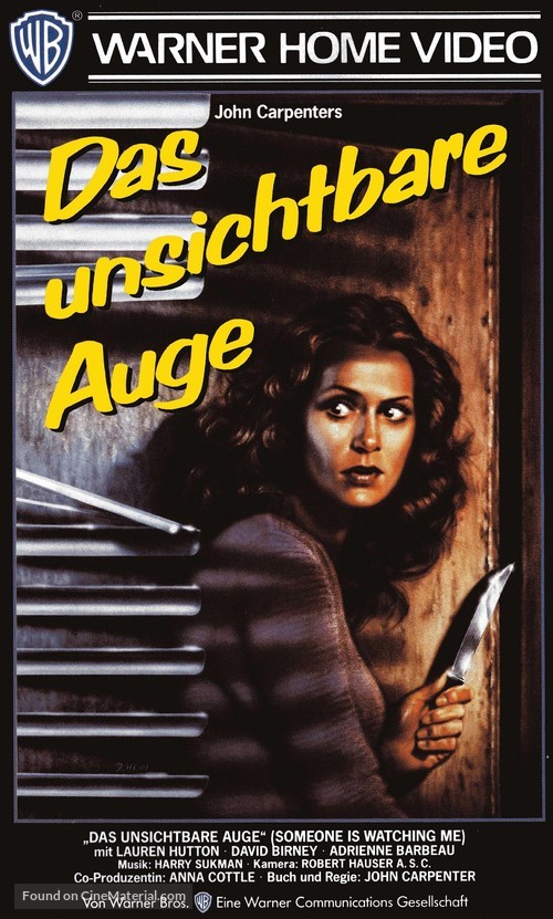 Someone&#039;s Watching Me! - German VHS movie cover
