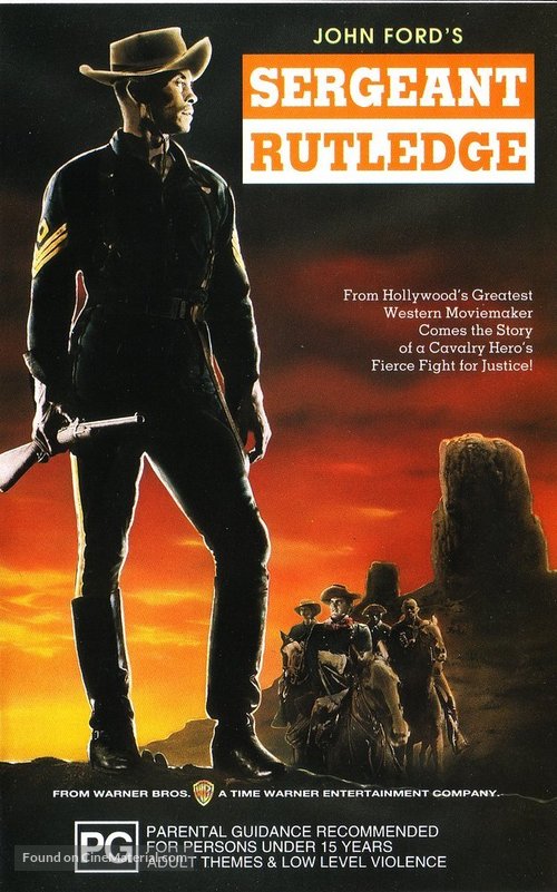 Sergeant Rutledge - Australian VHS movie cover