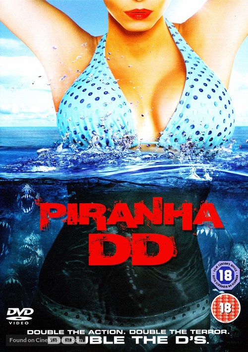 Piranha 3DD - British DVD movie cover