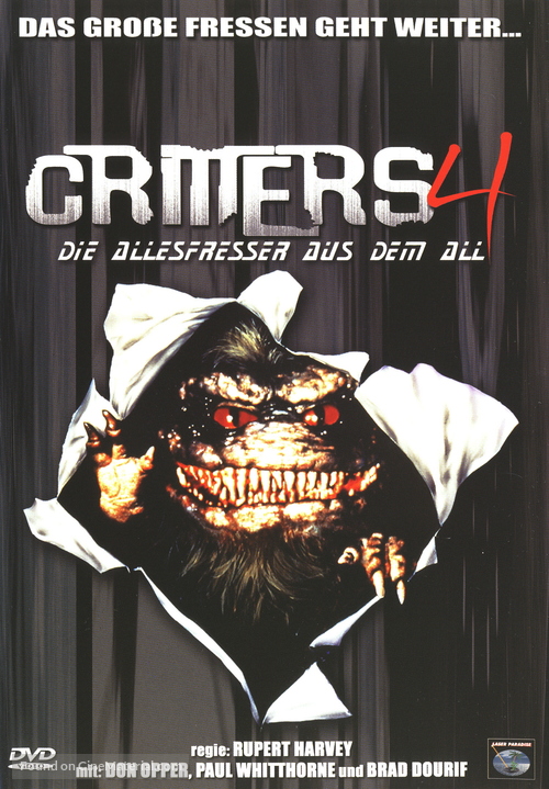 Critters 4 - German DVD movie cover