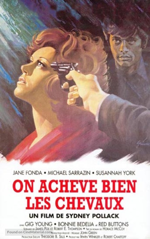 They Shoot Horses, Don&#039;t They? - French Movie Poster
