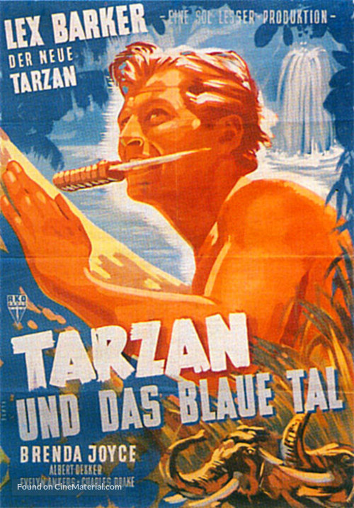 Tarzan&#039;s Magic Fountain - German Movie Poster