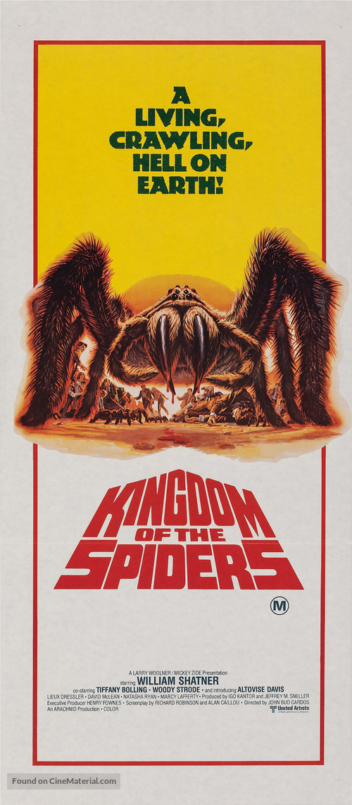 Kingdom of the Spiders - Australian Movie Poster
