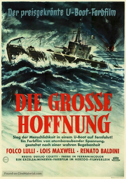 La grande speranza - German Movie Poster