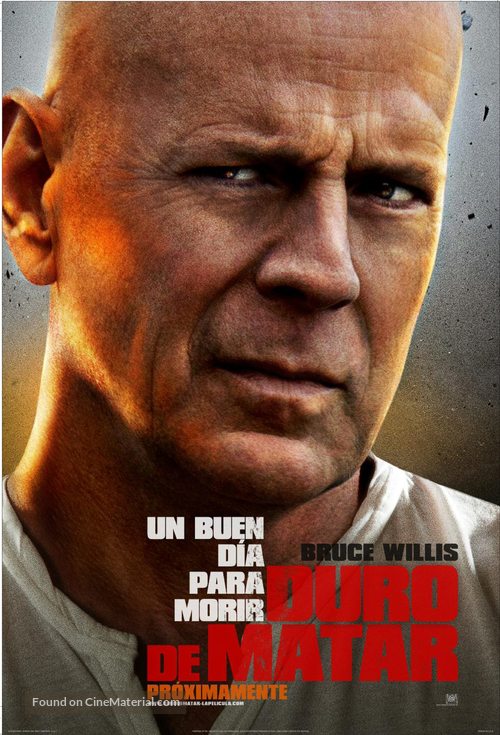 A Good Day to Die Hard - Mexican Movie Poster