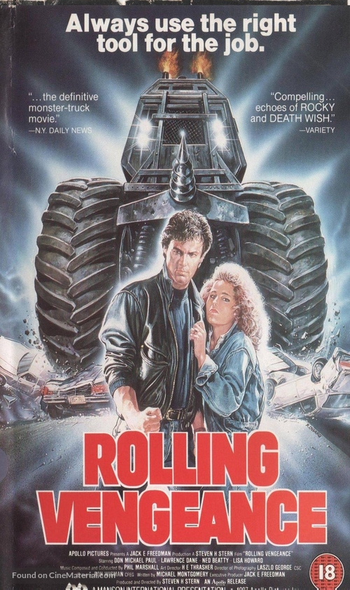 Rolling Vengeance - British Movie Cover