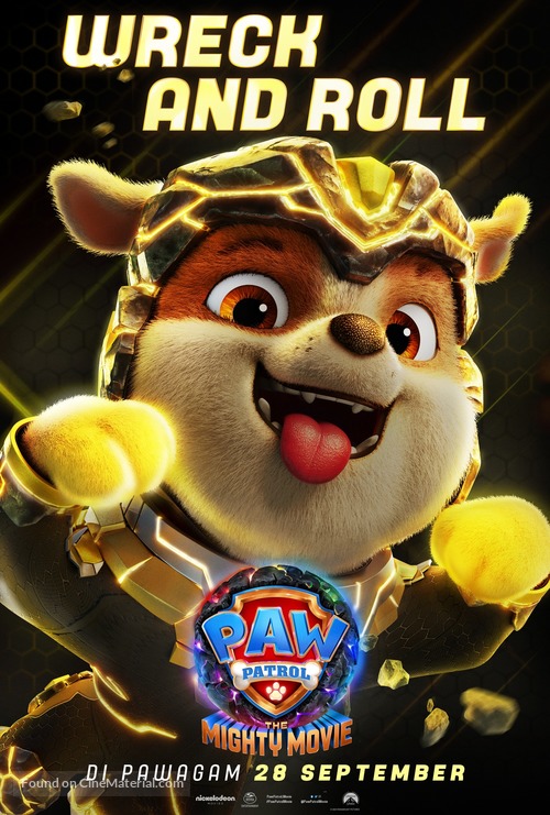 PAW Patrol: The Mighty Movie - Malaysian Movie Poster