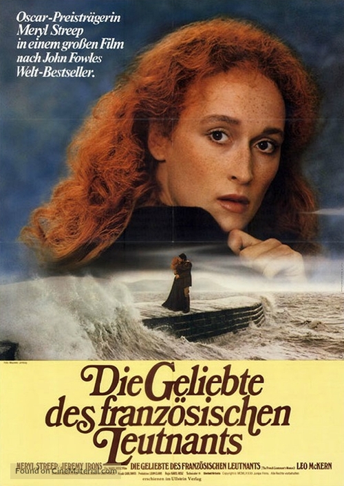 The French Lieutenant&#039;s Woman - German Movie Poster