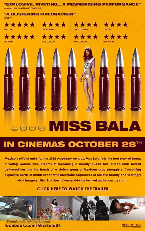 Miss Bala - British Movie Poster