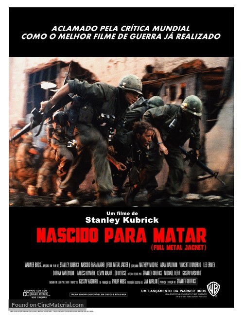 Full Metal Jacket - Brazilian Movie Poster