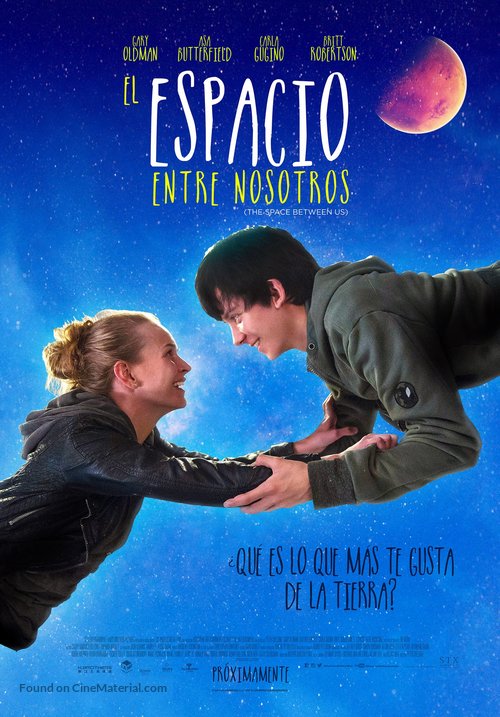 The Space Between Us - Peruvian Movie Poster