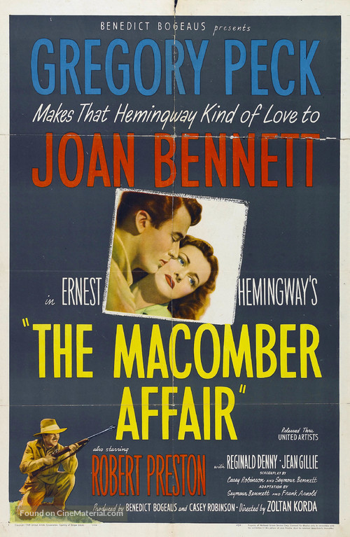 The Macomber Affair - Movie Poster