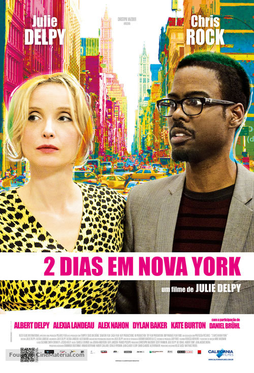 2 Days in New York - Brazilian Movie Poster