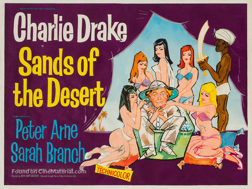 Sands of the Desert - British Movie Poster