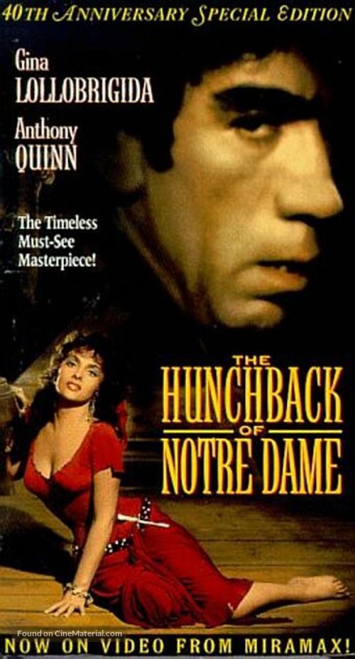Notre-Dame de Paris - VHS movie cover