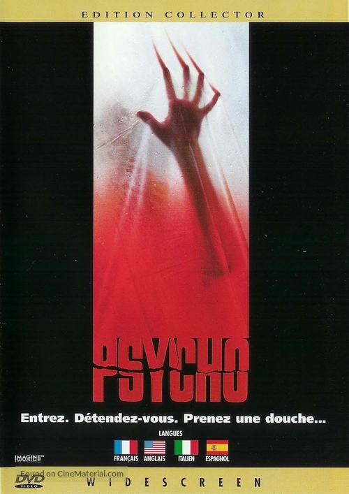 Psycho - French DVD movie cover